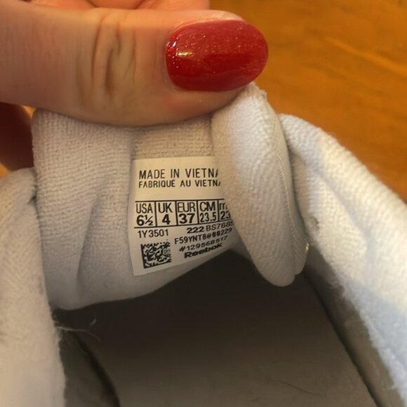 Reebok Classic C85 White Leather Lace Up Sneakers Club C 85 Running Shoes - Picture 7 of 10